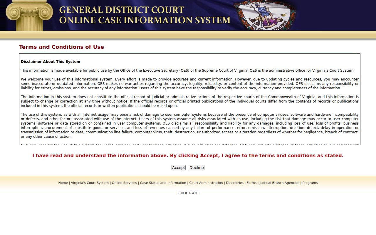 Mathews County arrest lookup through General District Court records